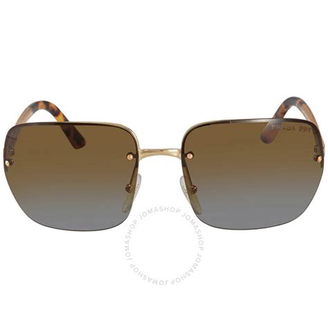 prada pr 63vs 62|Prada Grey Polarized / Brown Gradient Square Ladies .